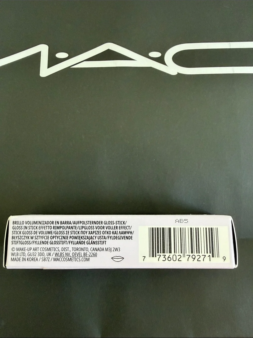MAC Cosmetics Squirt Plumping Gloss Stick in White Packaging